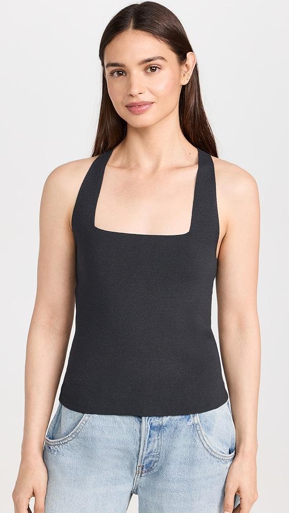 Vince Racerback Square Neck Tank | Shopbop Product Image