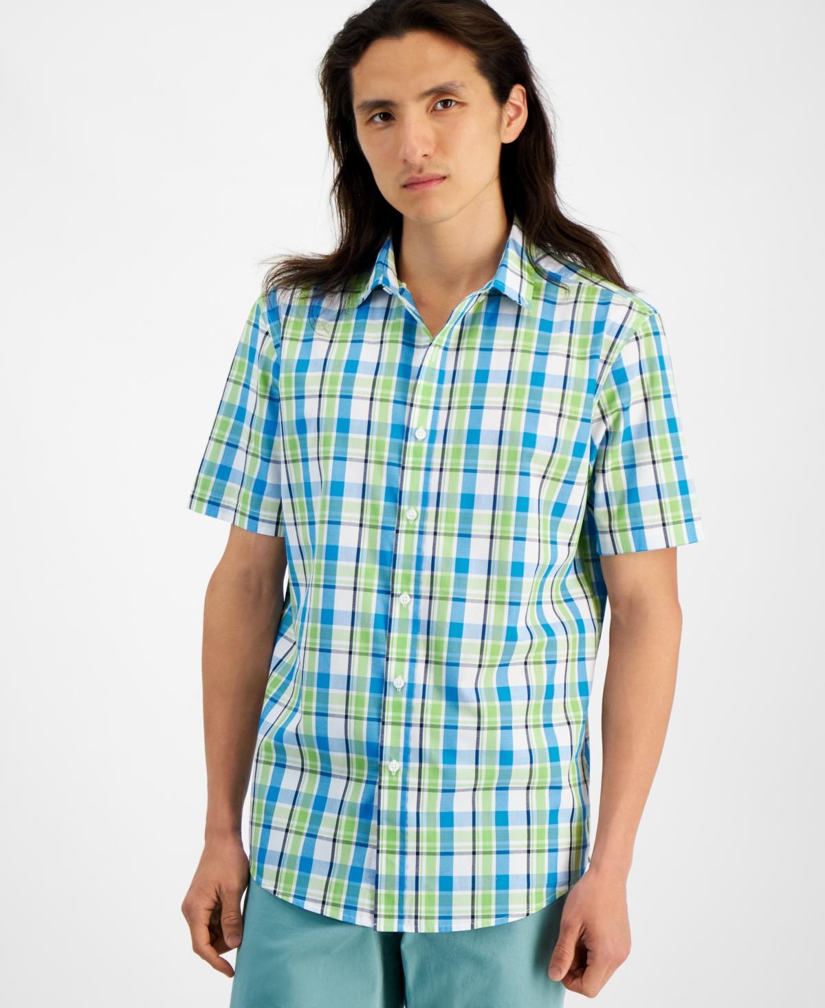 Club Room Mens Short Sleeve Printed Shirt, Created for Macys Product Image