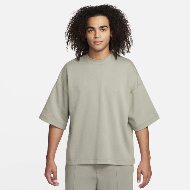 Men's Nike Sportswear Tech Fleece Reimagined Oversized Short-Sleeve Sweatshirt Product Image