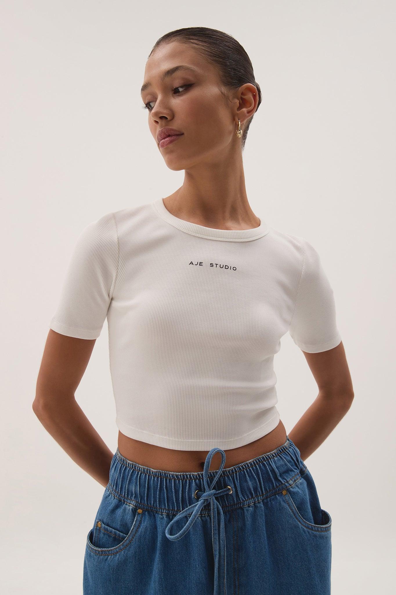 Cowrie Cropped Tee Product Image