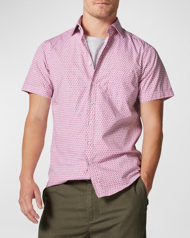 Rodd & Gunn Rosebank Neat Short Sleeve Button-Up Shirt Product Image