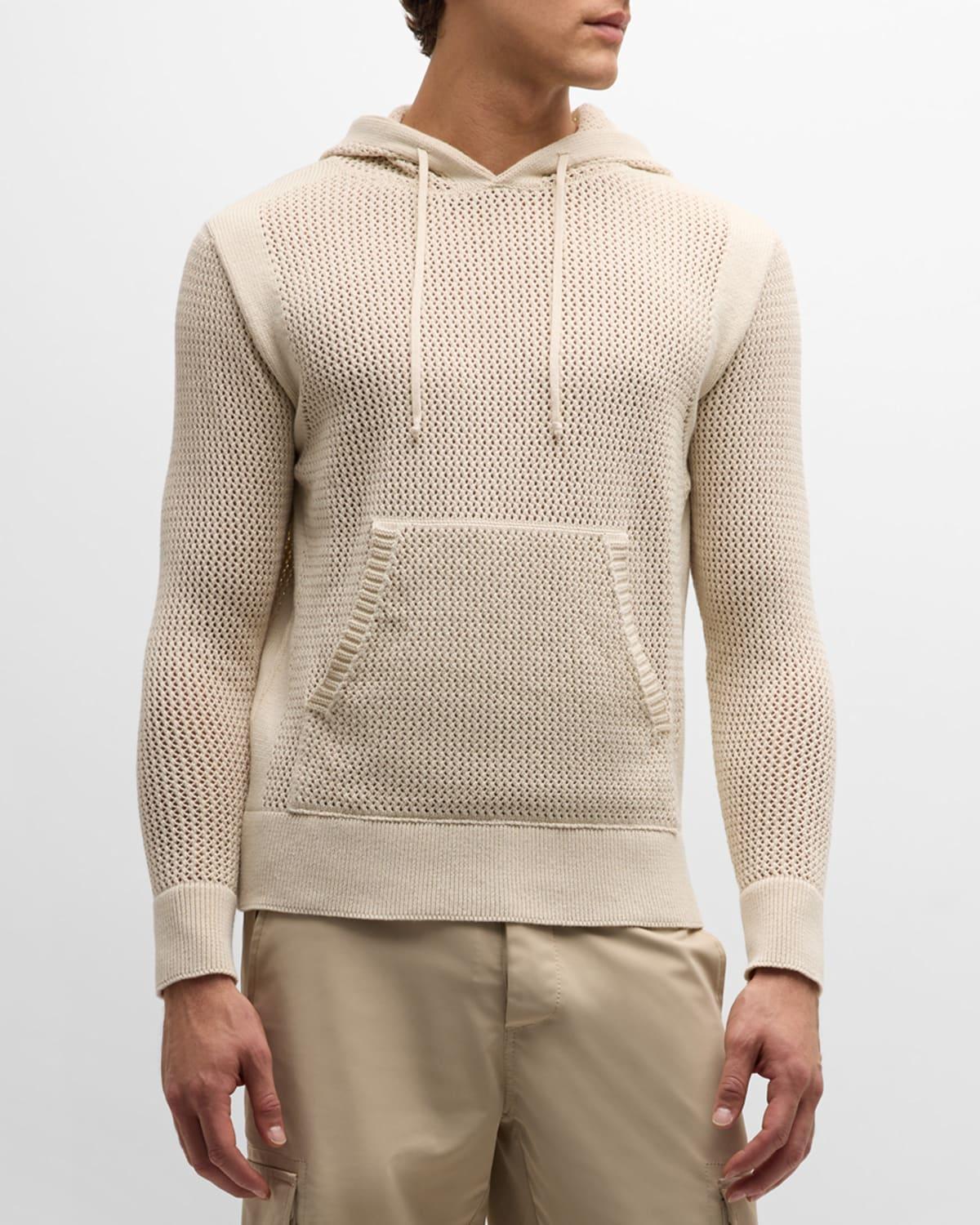 Mens Openwork Hoodie Product Image