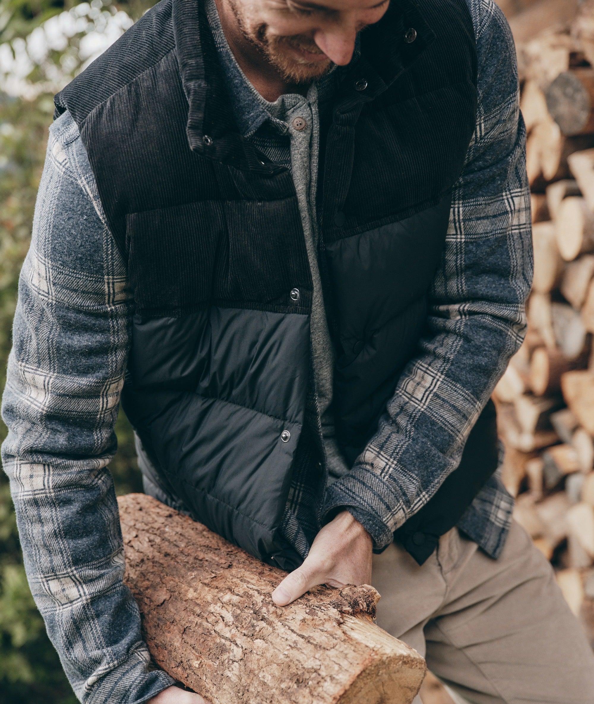 Miles Corduroy Puffer Vest Product Image