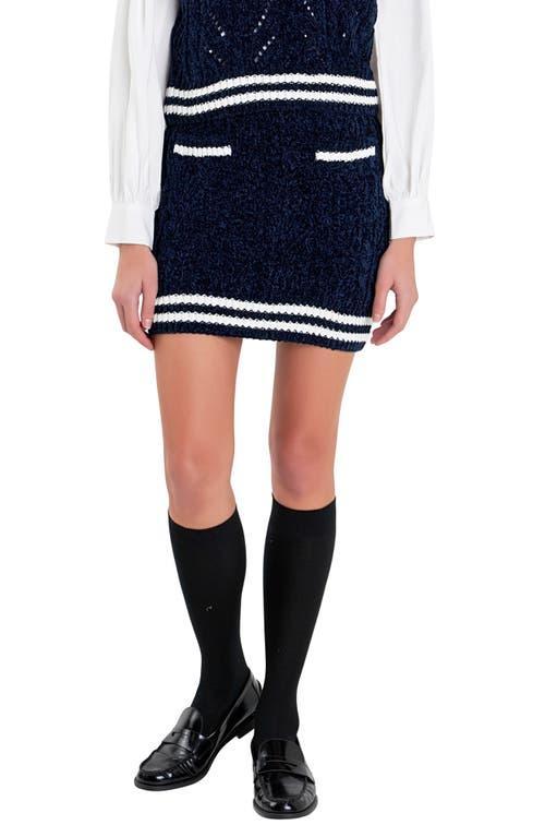 English Factory Chenille Miniskirt product image