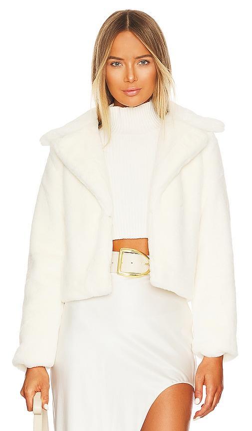 MORE TO COME Payton Faux Fur Jacket Size L, S, XS, XXS. Product Image