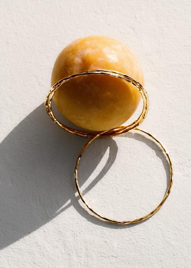 MANGO - Combined hoop bracelets - One size - Women Product Image