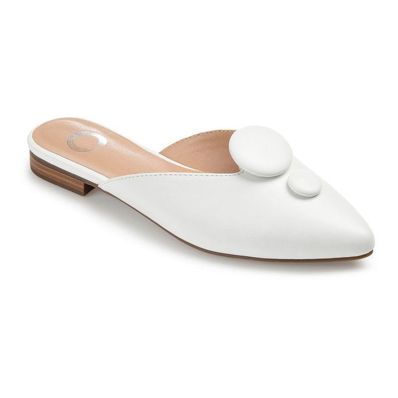 Journee Collection Malorie Womens Mules White Product Image