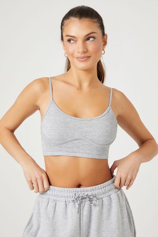 Seamless Ribbed Sports Bra | Forever 21 Product Image