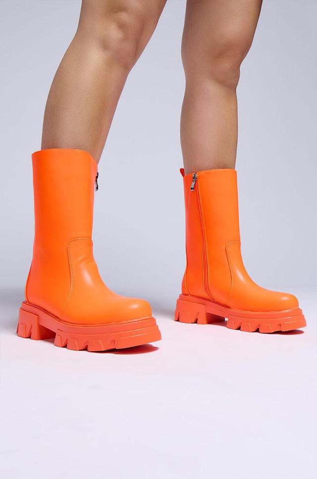 AZALEA WANG KLOCHAVA ORANGE BOOTIE Product Image