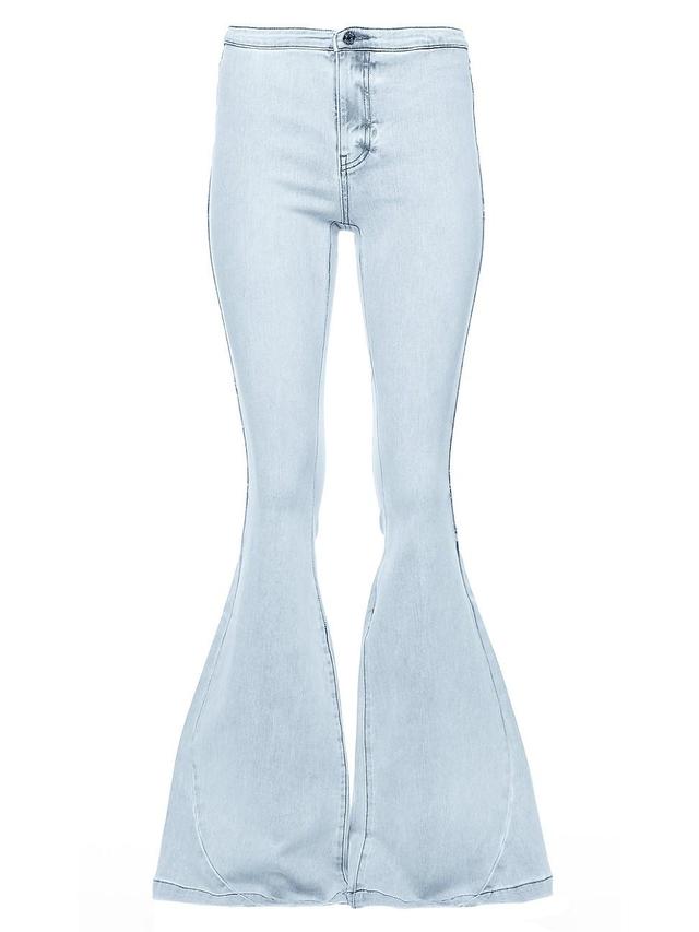 Womens Nora Low Rise Flare Jeans Product Image