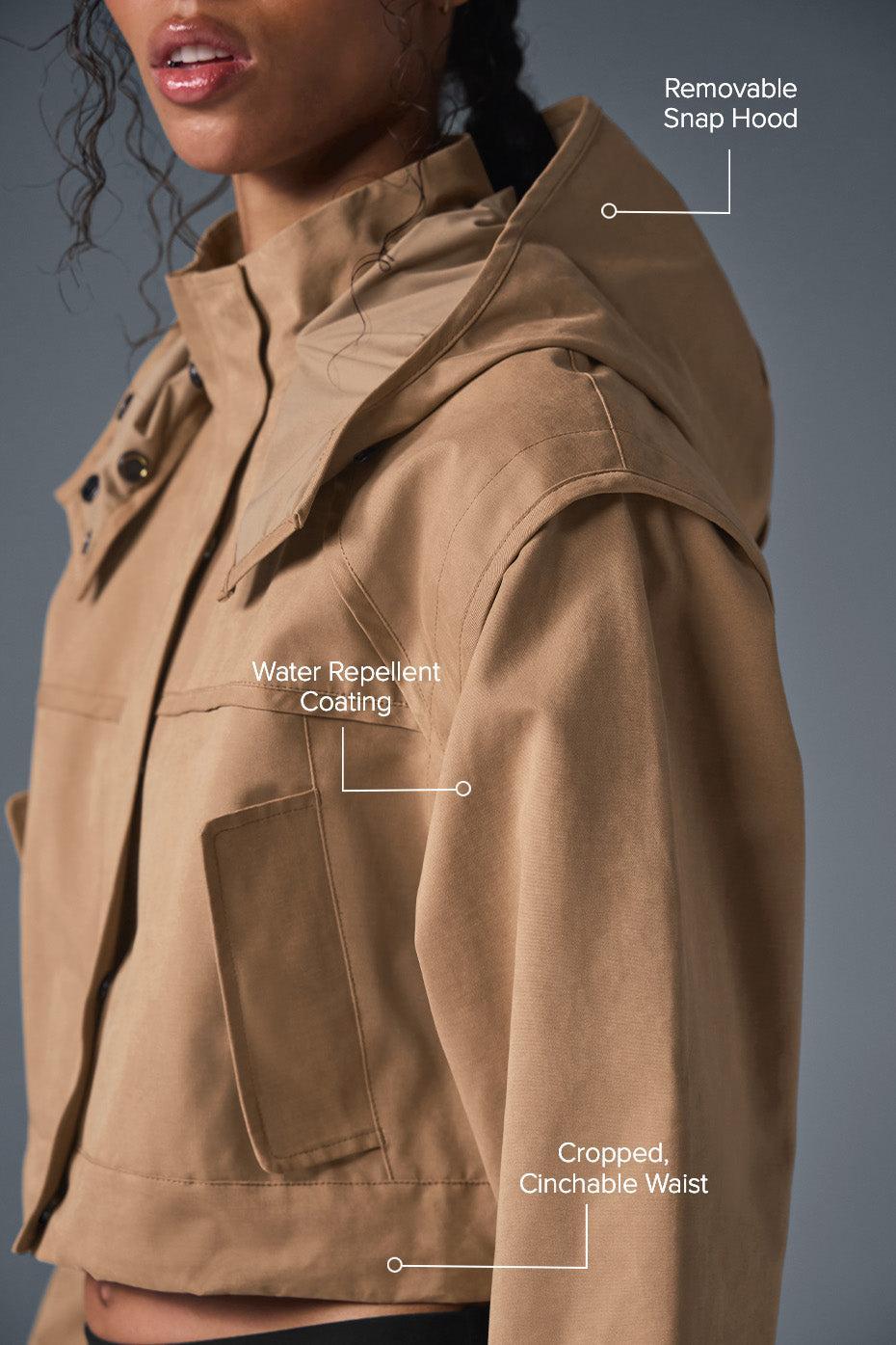 Cropped Unify Jacket - Toasted Almond Female Product Image