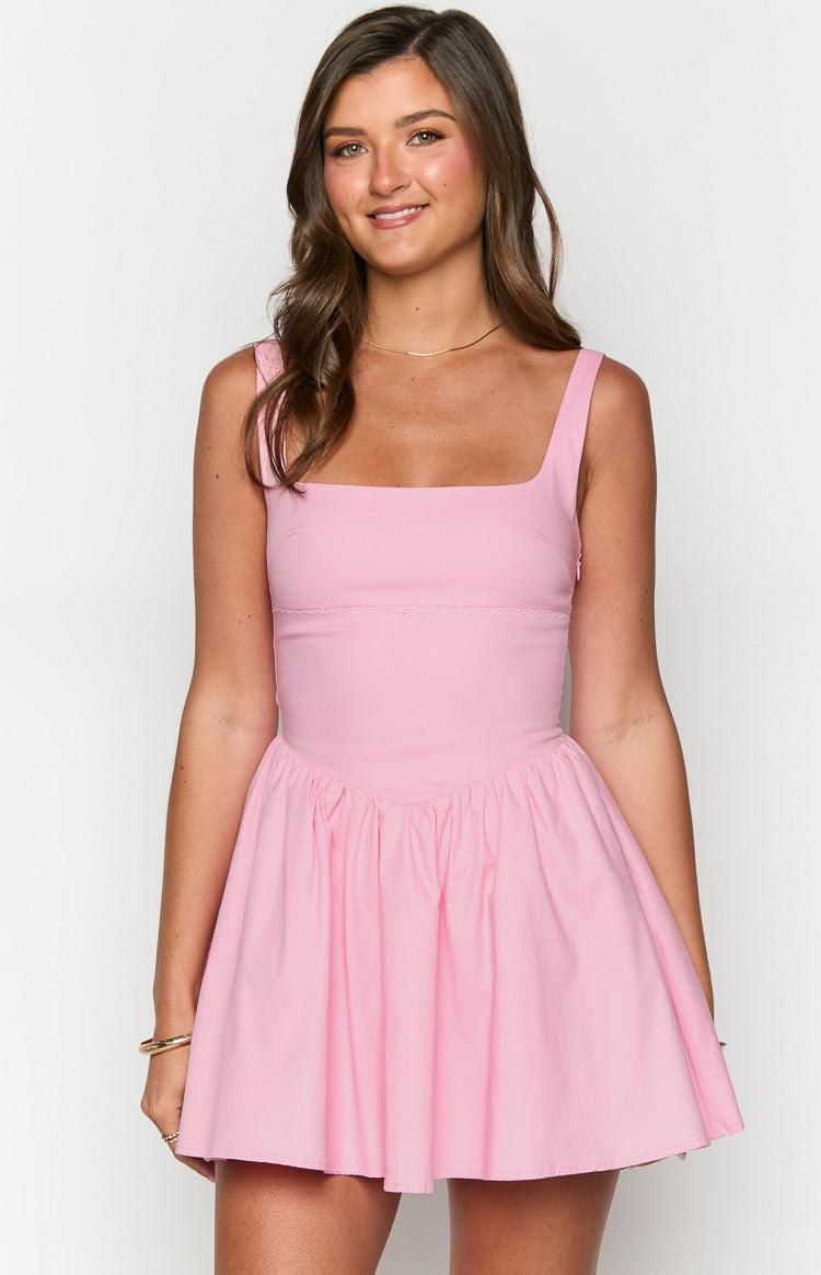 Travis Pink Mini Dress Product Image