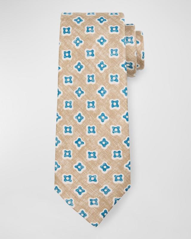 Men's Silk Abstract-Print Tie Product Image