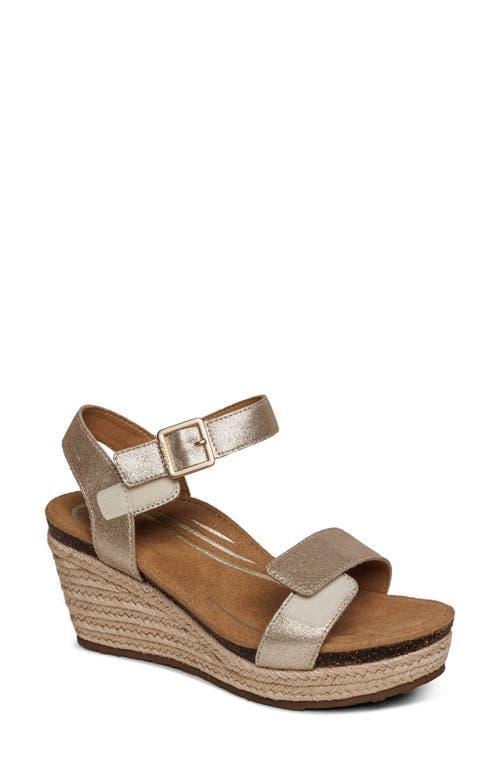 Aetrex Sydney Wedge Espadrille Sandal Product Image