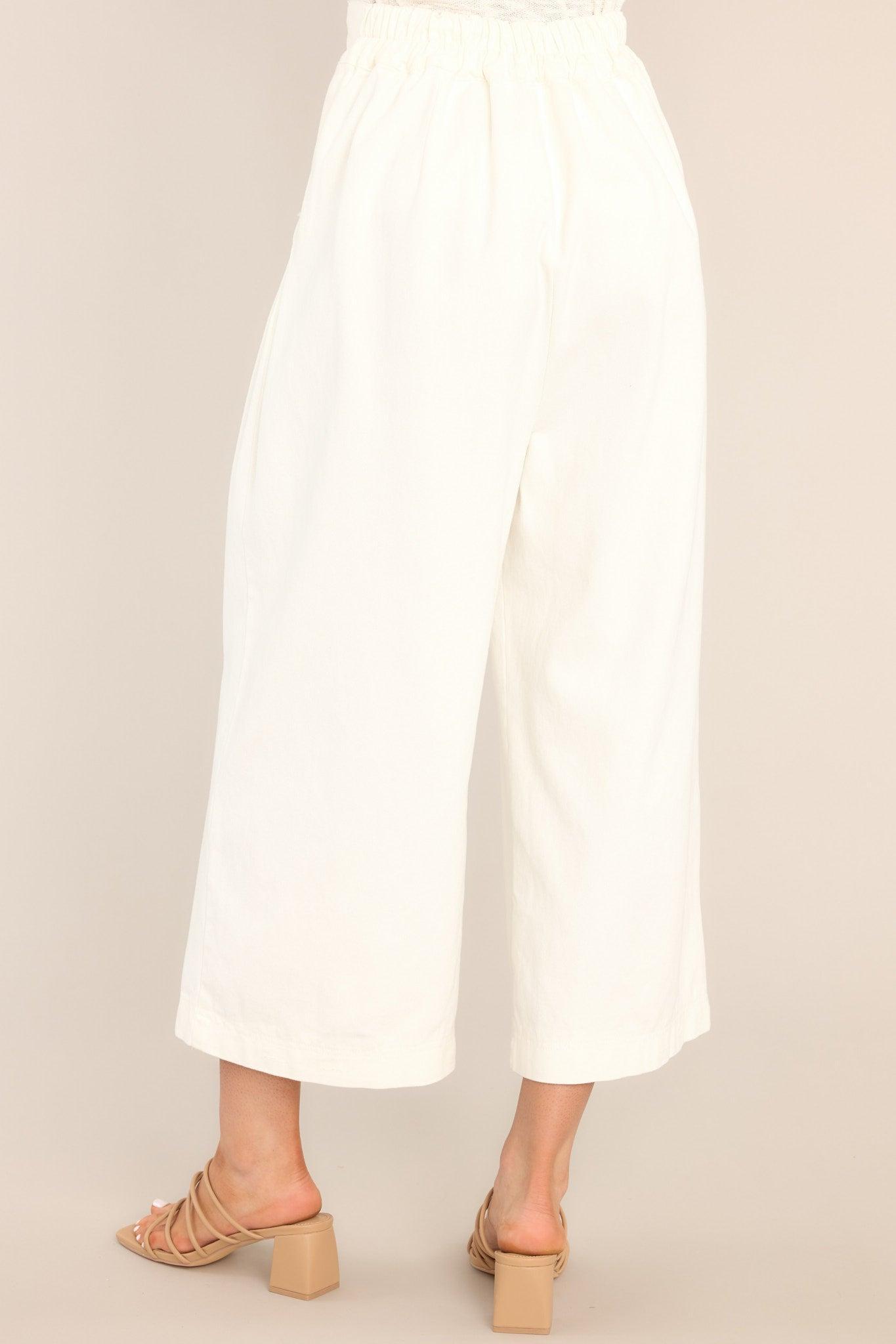 Coastal Comfort Ivory Pants Product Image