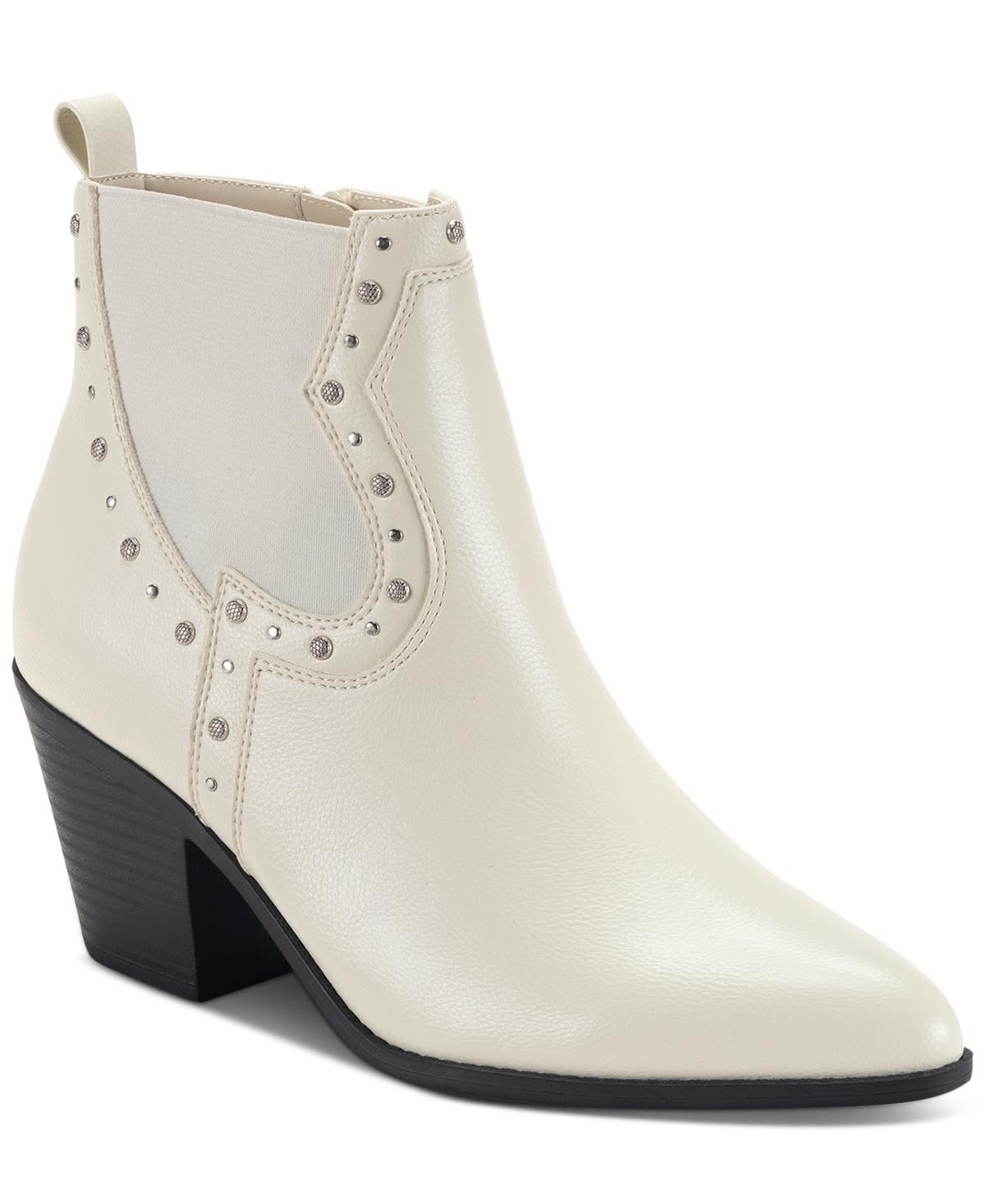 Sun + Stone Womens Indianaa Western Block Heel Dress Booties, Created for Macys Product Image