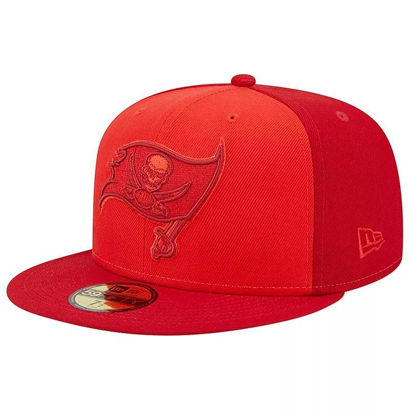 Mens New Era Tampa Bay Buccaneers Tri-Tone 59FIFTY Fitted Hat Product Image