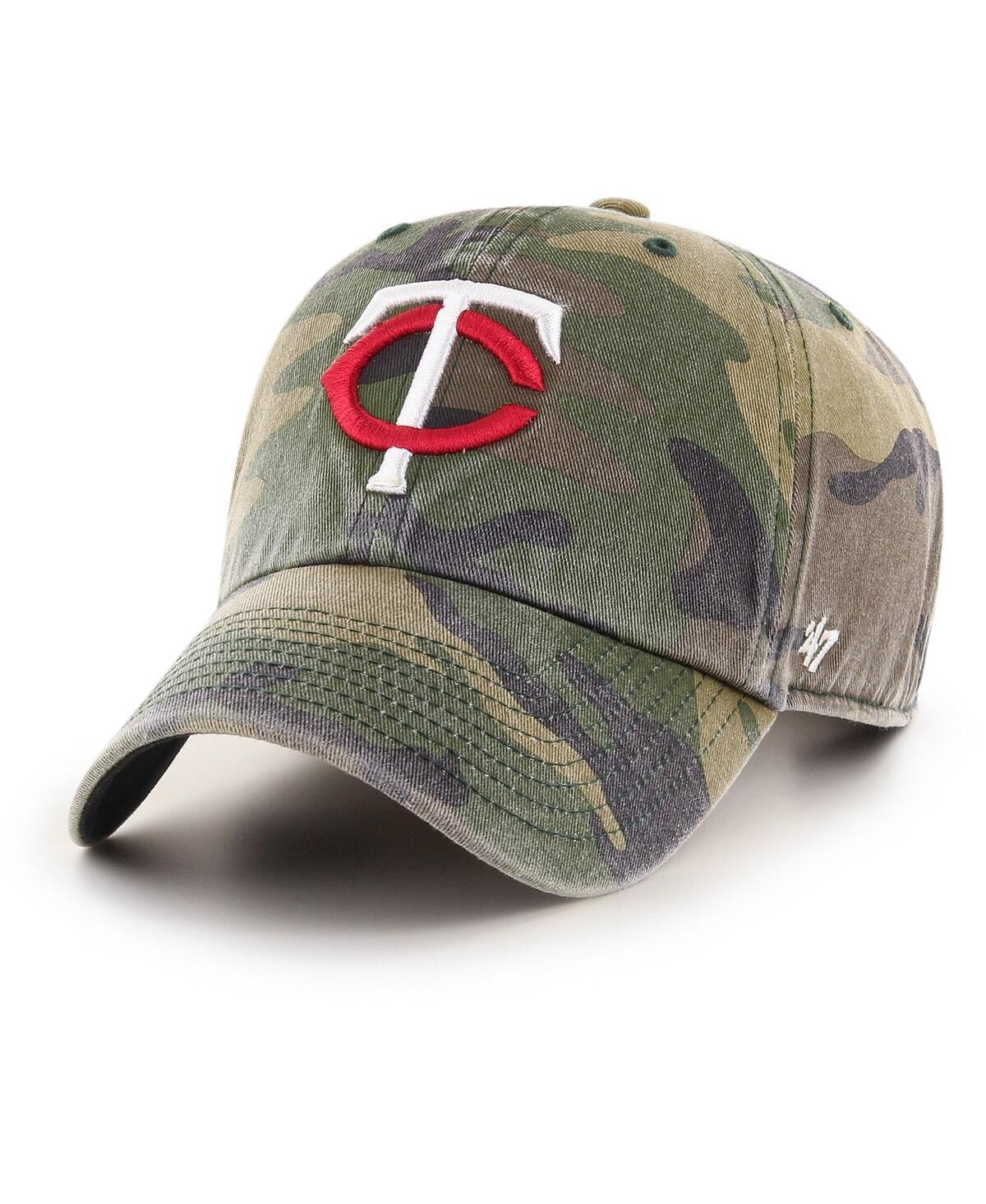 Mens 47 Camo Minnesota Twins Clean Up Adjustable Hat Product Image