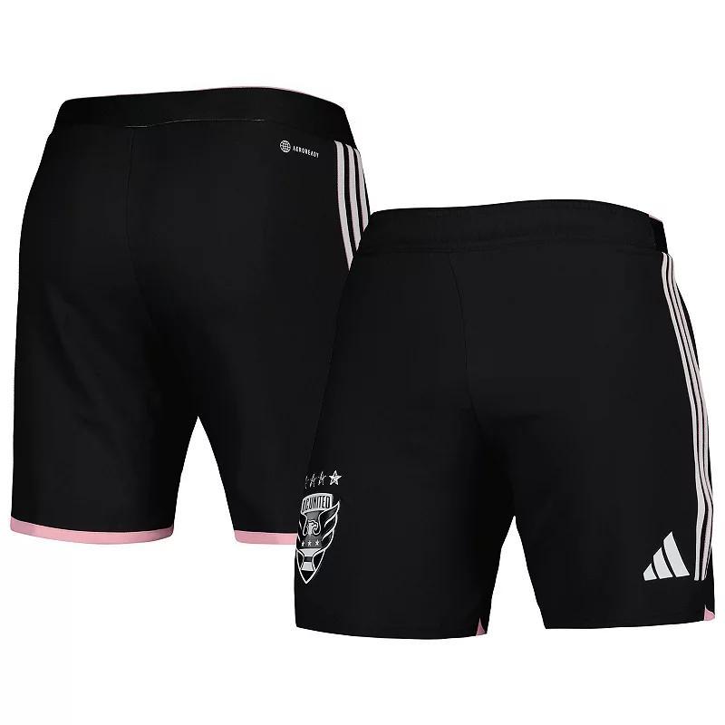 Mens adidas Black D.c. United Aeroready Authentic Shorts Product Image