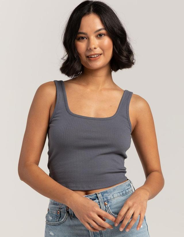 TILLYS Square Neck Womens Tank Top Product Image