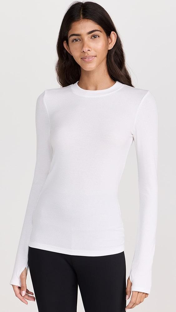 Splits59 Louise Rib Long Sleeve Tee | Shopbop product image