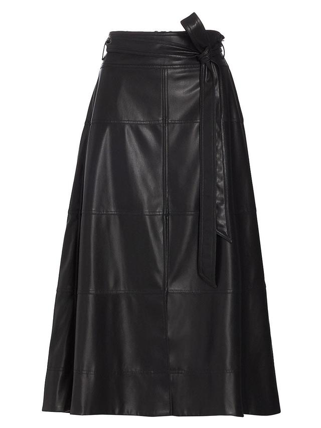 Womens Hudson Tie-Waist Midi-Skirt Product Image