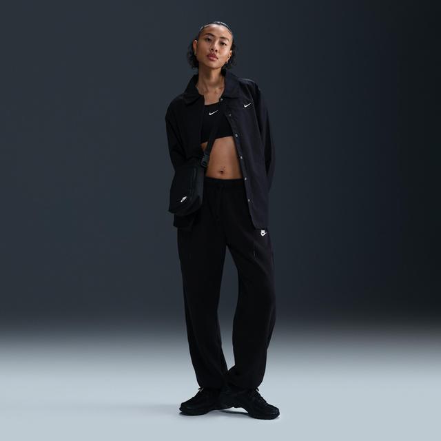 Nike Womens Sportswear Club Fleece Mid-Rise Oversized Sweatpants Product Image