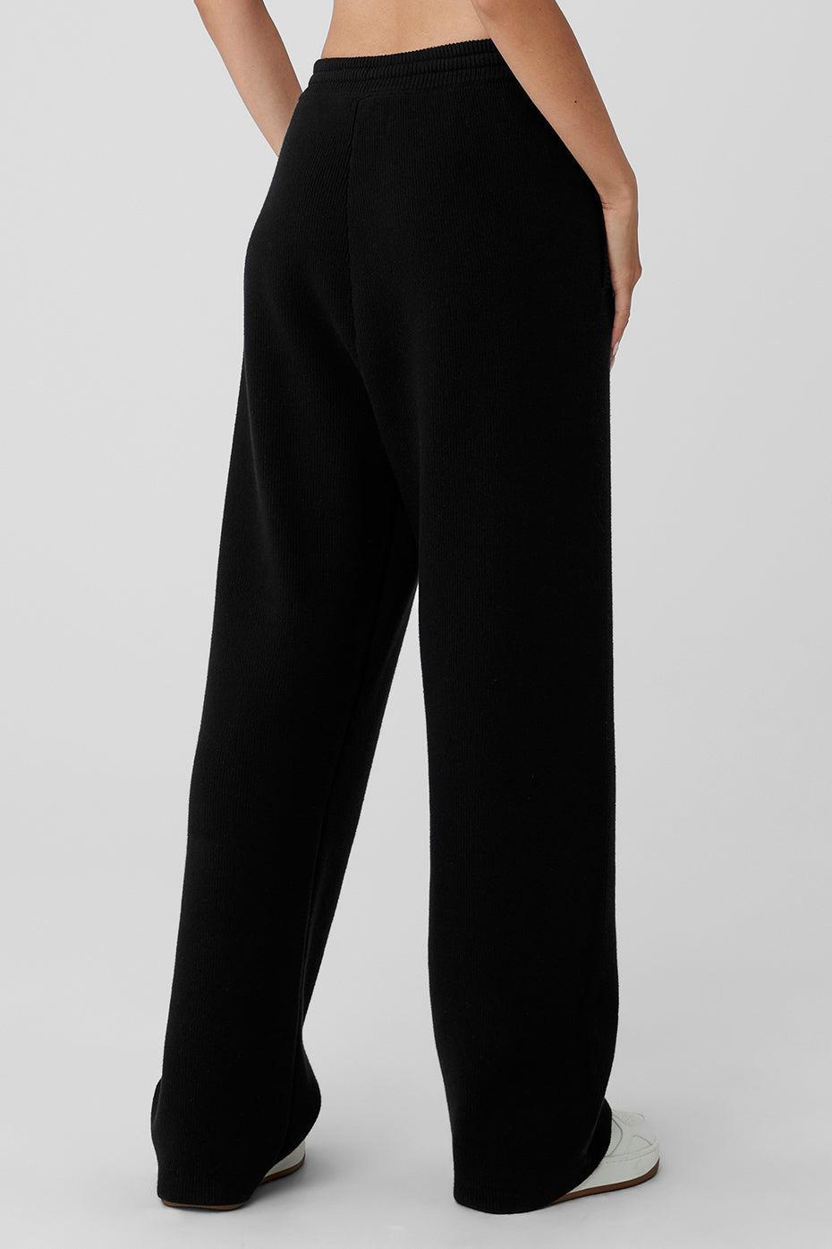 Scholar Straight Leg Sweatpant - Black Female Product Image