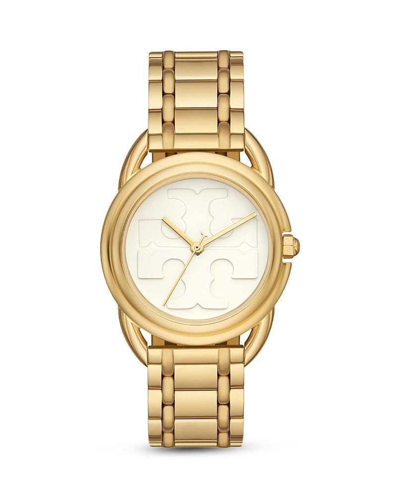 Womens Miller Goldtone & Leather Analog Watch Product Image