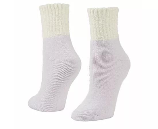 Fireside Womens Fusion Pop Slipper Socks 1 Pair Product Image