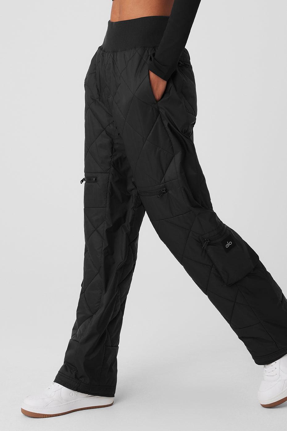 High-Waist Snowrider Puffer Pant - Black Female Product Image