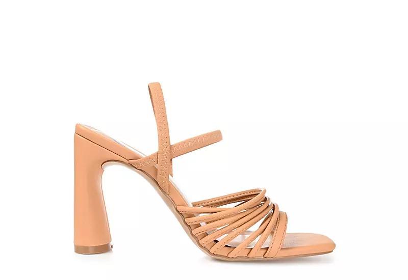 Journee Collection Womens Hera Strappy Block Heel Dress Sandals Product Image