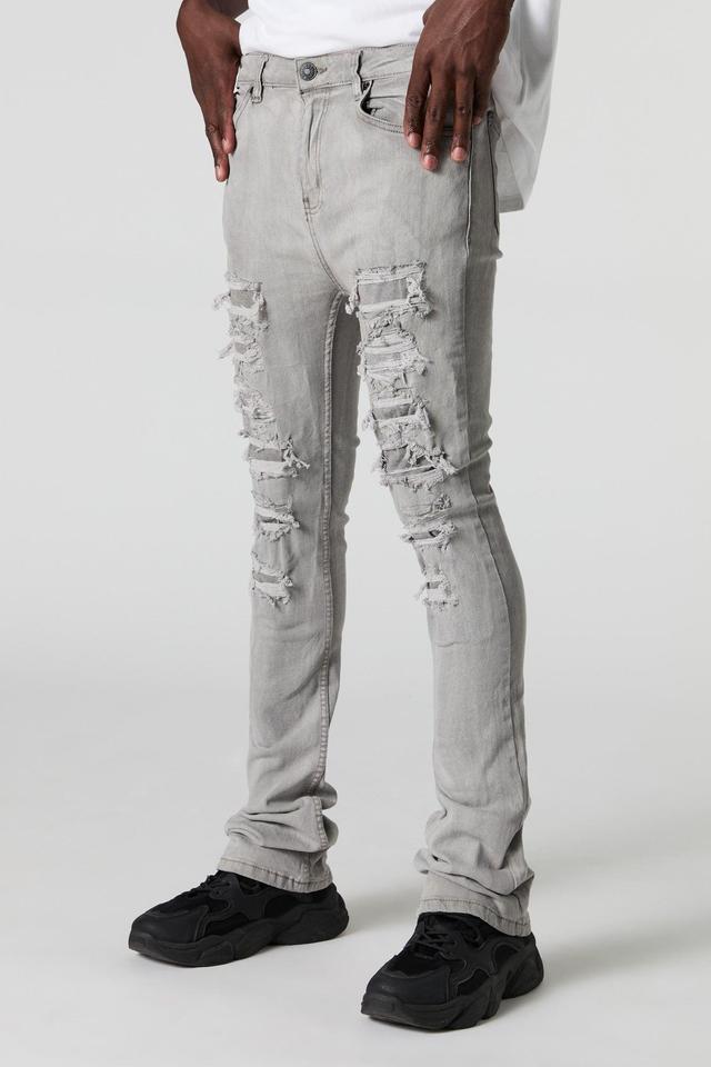 Distressed Stacked Skinny Jean Male Product Image