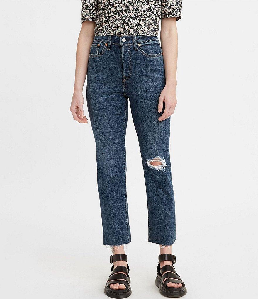 Levi's® Wedgie Destructed Straight Jeans Product Image