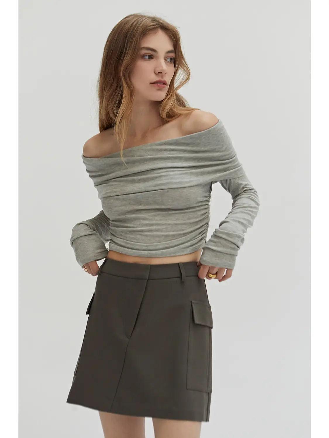 Holly Off Shoulder Knit Top Product Image