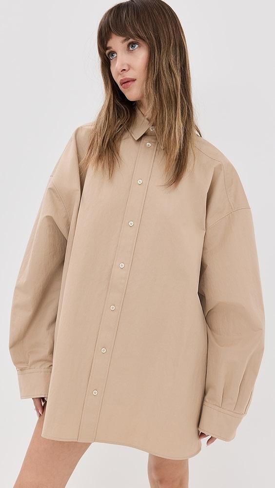 WARDROBE.NYC Drill Mini Shirt Dress | Shopbop Product Image