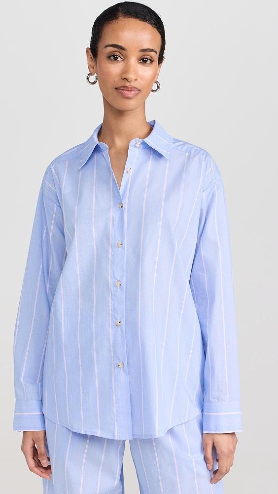 DONNI. The Stripe Pop Shirt | Shopbop Product Image