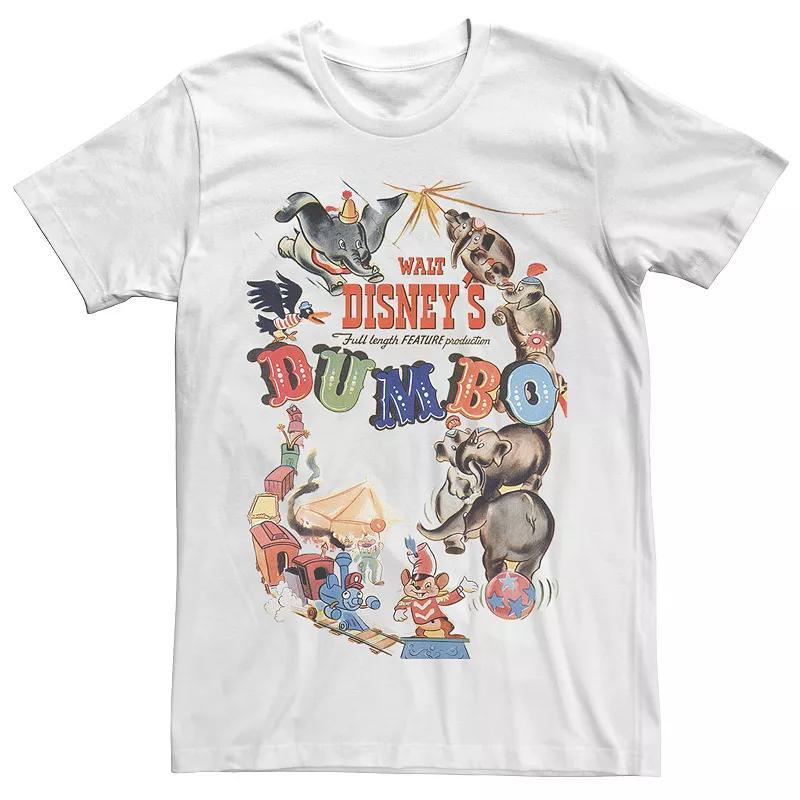 Mens Dumbo Theatrical Poster Short Sleeve T-shirt Product Image