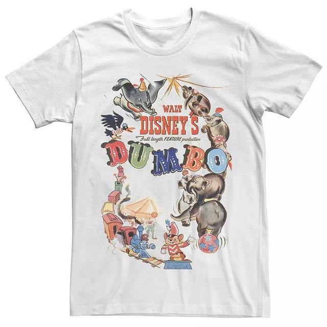 Mens Disney Dumbo Vintage Movie Poster Tee Product Image