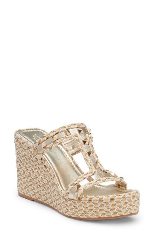 Valentino Garavani Rockstud Torchon Wedge Slide Sandal Product Image