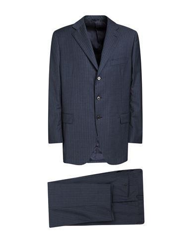 BURBERRY Man Suit Navy Blue Size 46 Wool Product Image