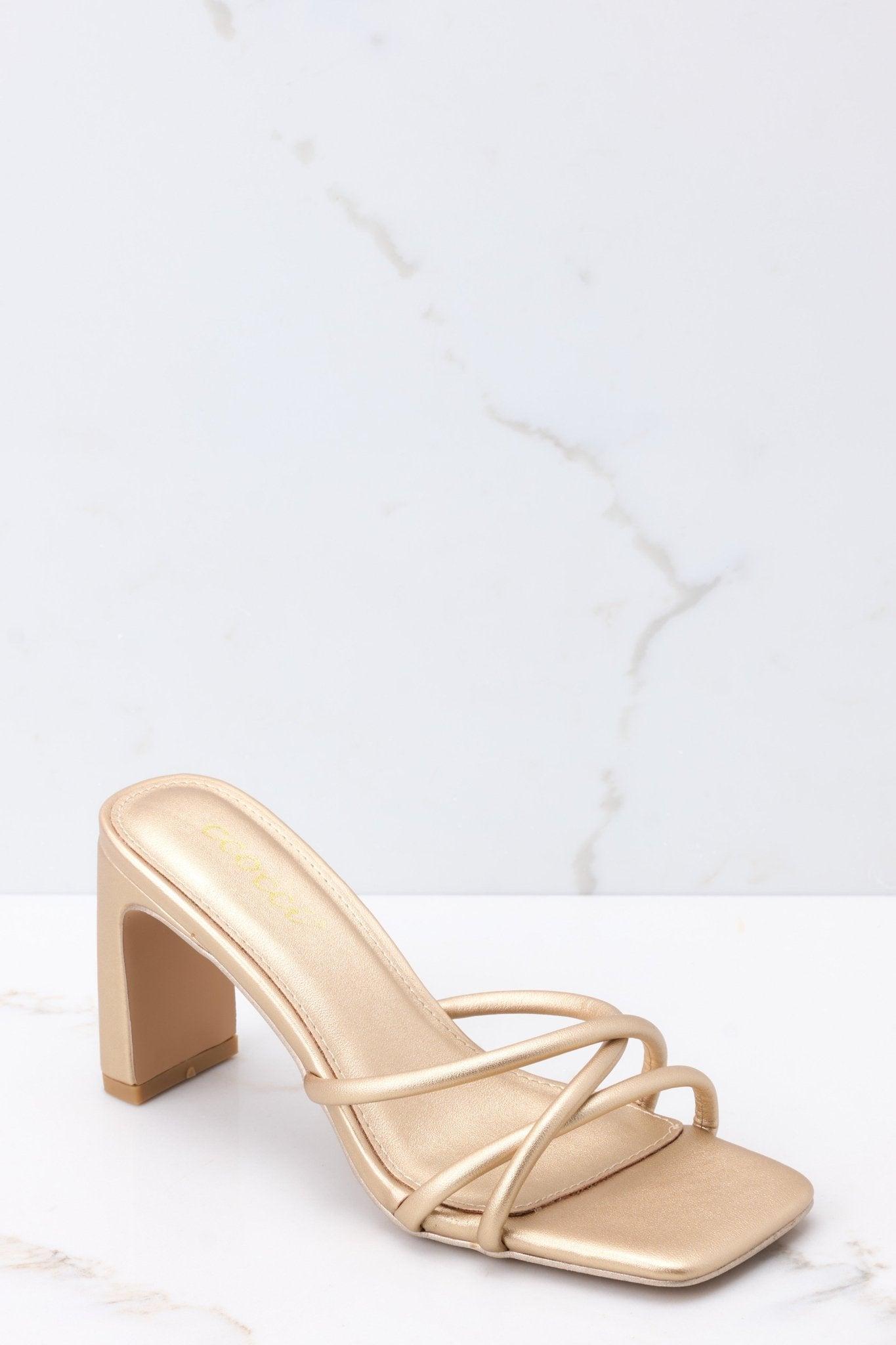 Stride On By Champagne Sandals Product Image