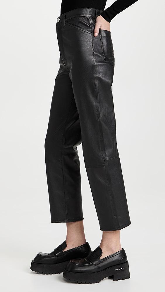 SPRWMN Straight Leg Leather Pants | Shopbop Product Image