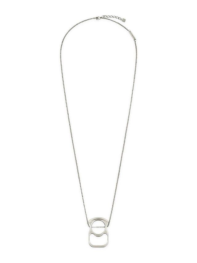 Mens G Can Necklace in Metal Product Image