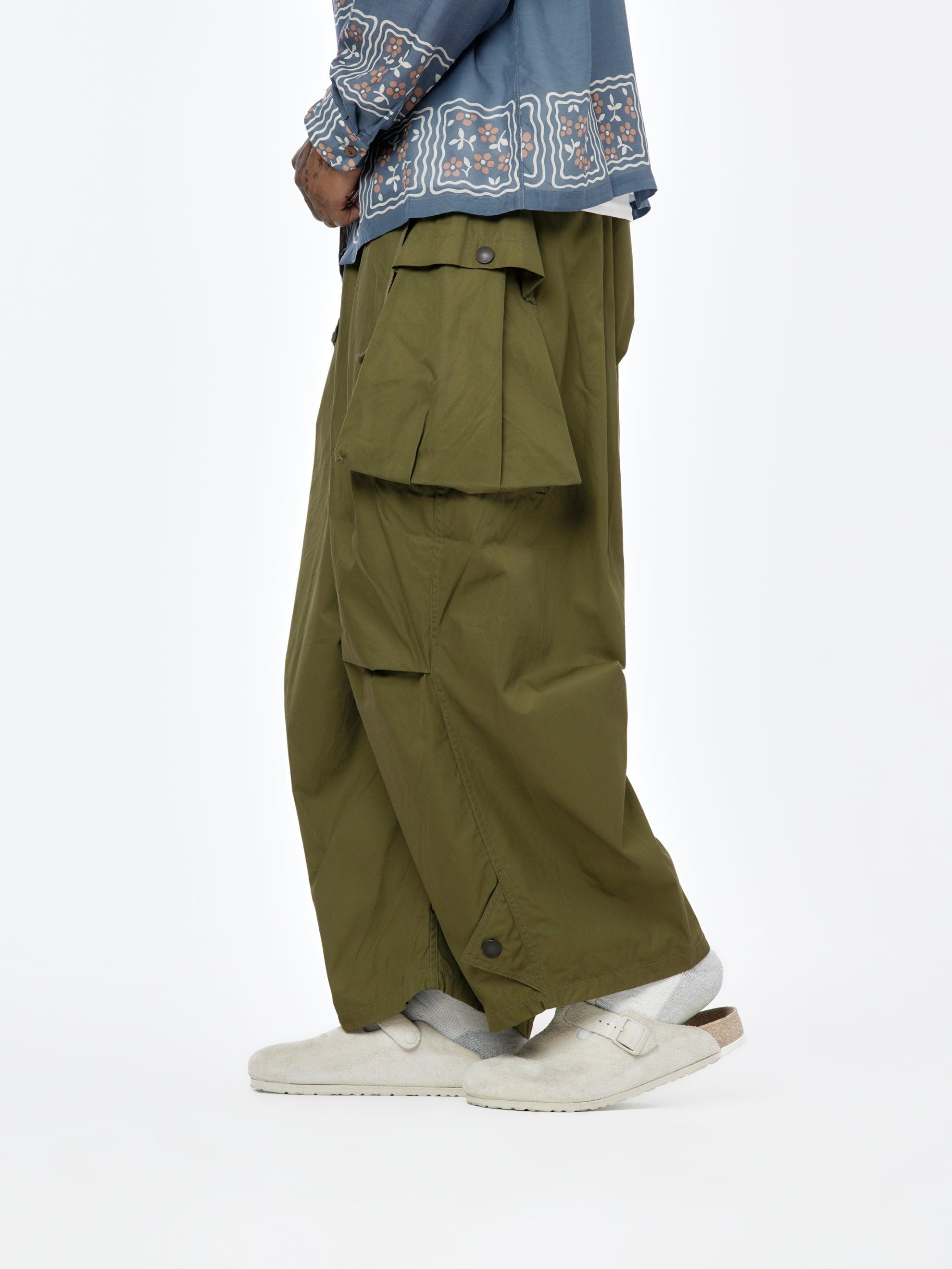 Combined Gabergine Aozai Cargo Pants (Khaki) Product Image