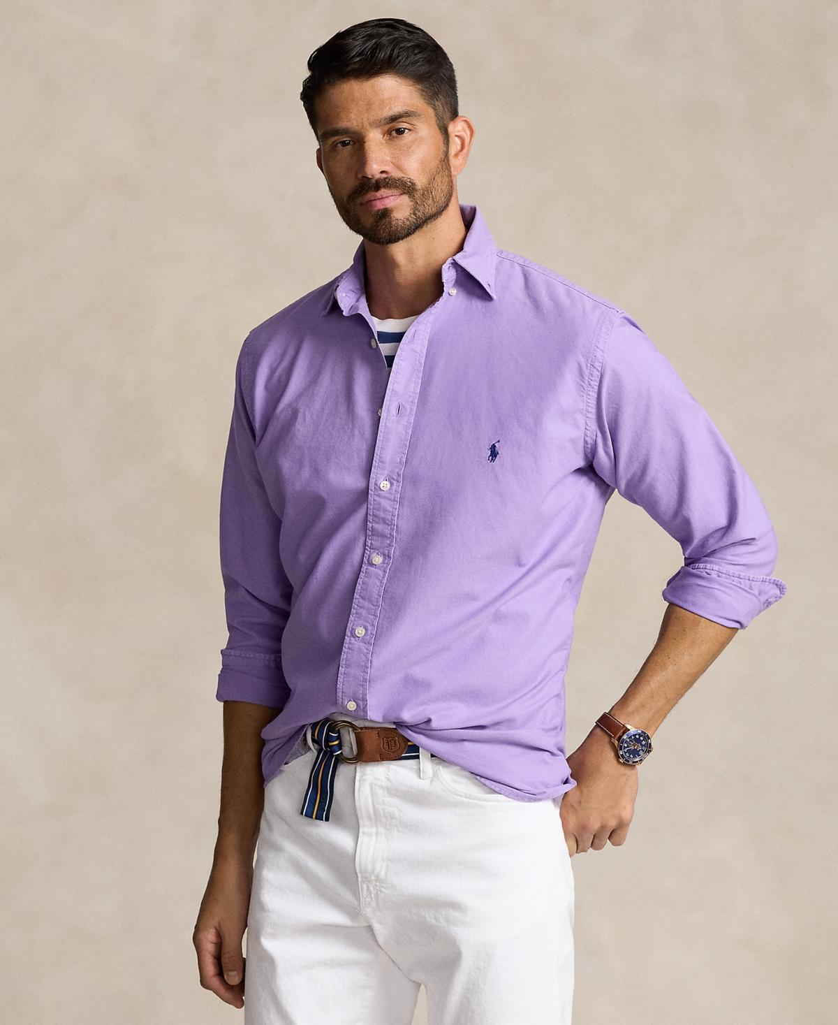 Polo Ralph Lauren Mens Big & Tall Garment-Dyed Oxford Shirt Product Image