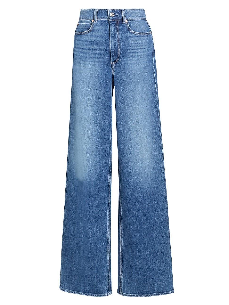 Womens Sasha Wide-Leg Jeans Product Image