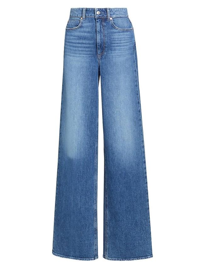 Womens Sasha Wide-Leg Jeans Product Image