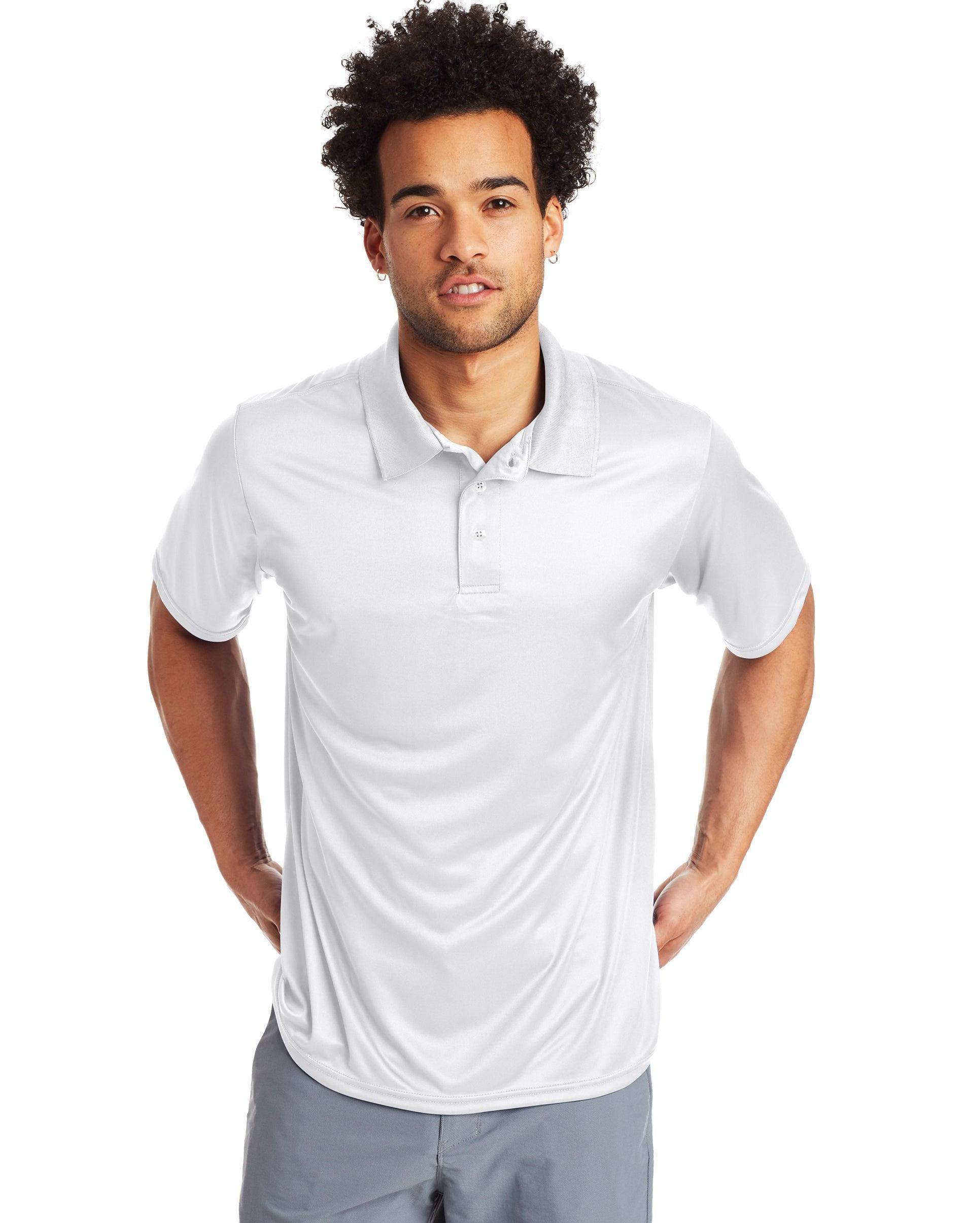 Hanes Sport Cool DRI Mens Performance Polo Black 3XL Product Image