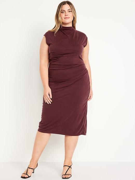 Ruched Midi Dress Product Image